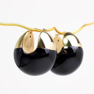 Orecchini Boule nero